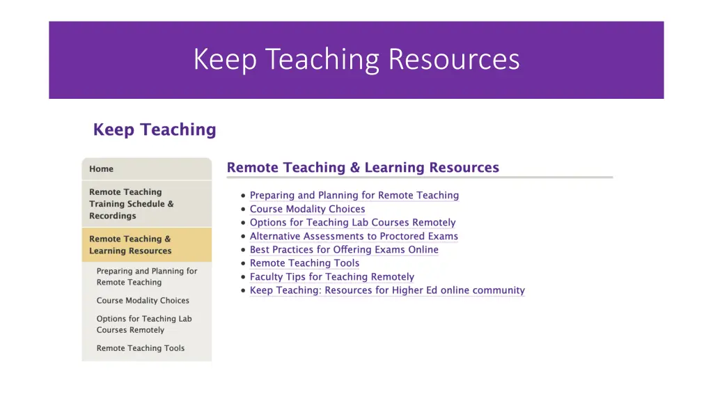 keep teaching resources