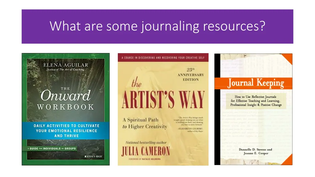 what are some journaling resources