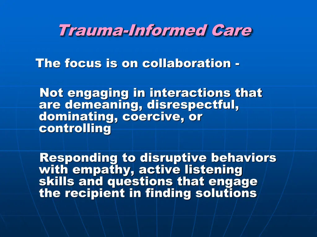 trauma informed care 2