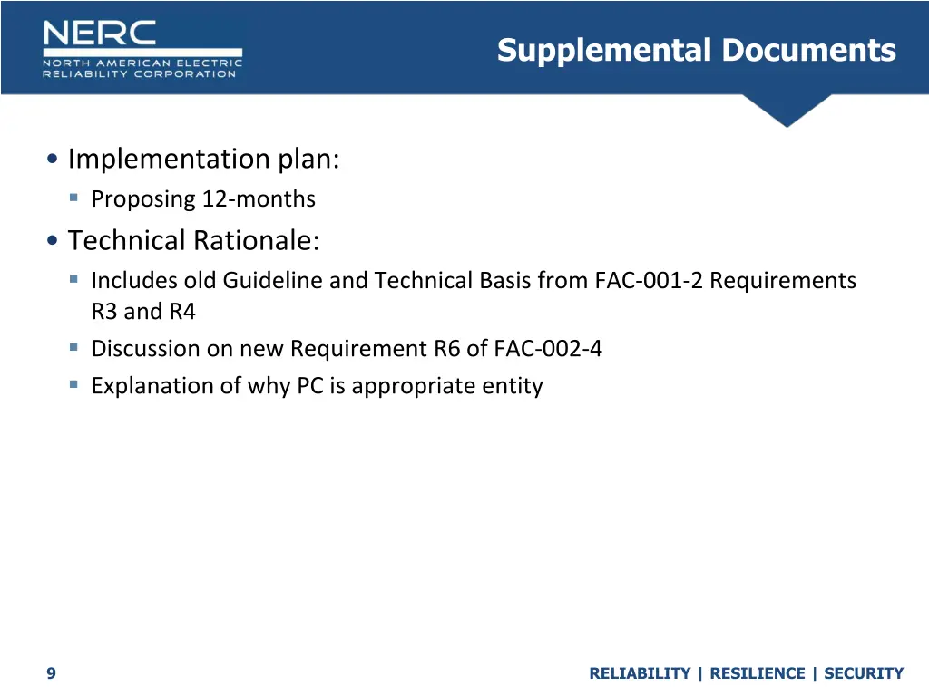 supplemental documents