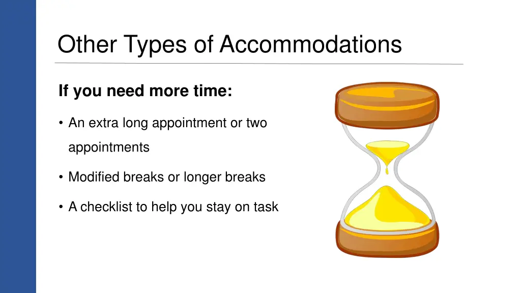 other types of accommodations