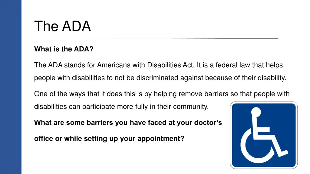 the ada