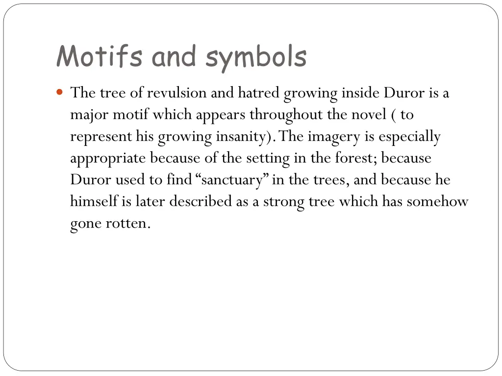 motifs and symbols