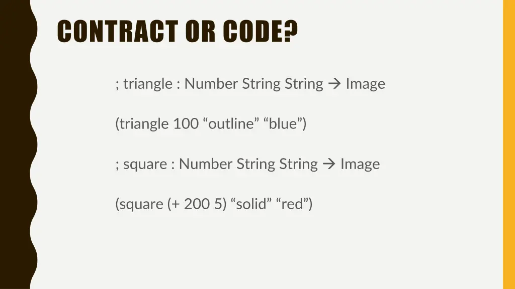 contract or code