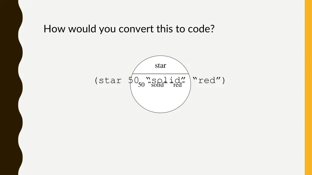 how would you convert this to code