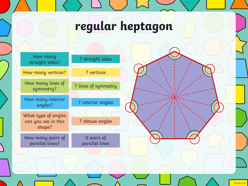 regular heptagon