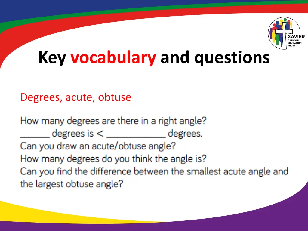 key vocabulary and questions