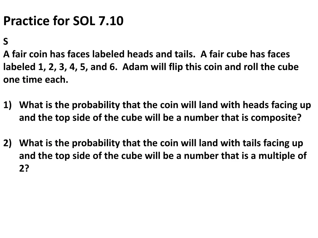 practice for sol 7 10 4