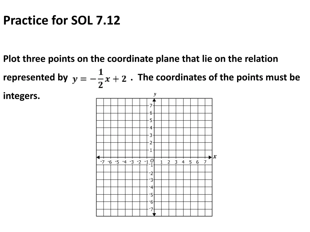 practice for sol 7 12 2