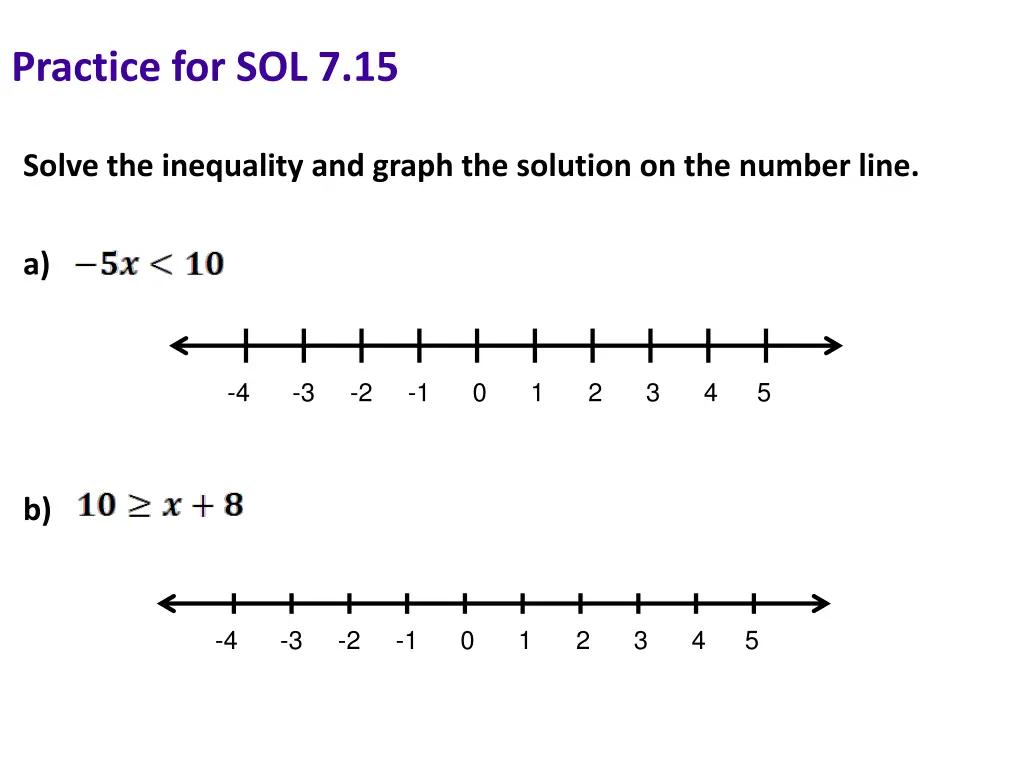 practice for sol 7 15