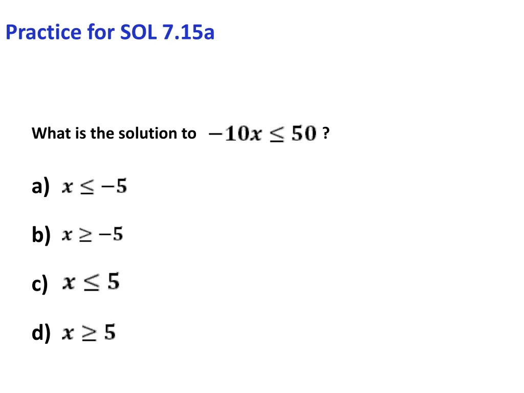 practice for sol 7 15a 1