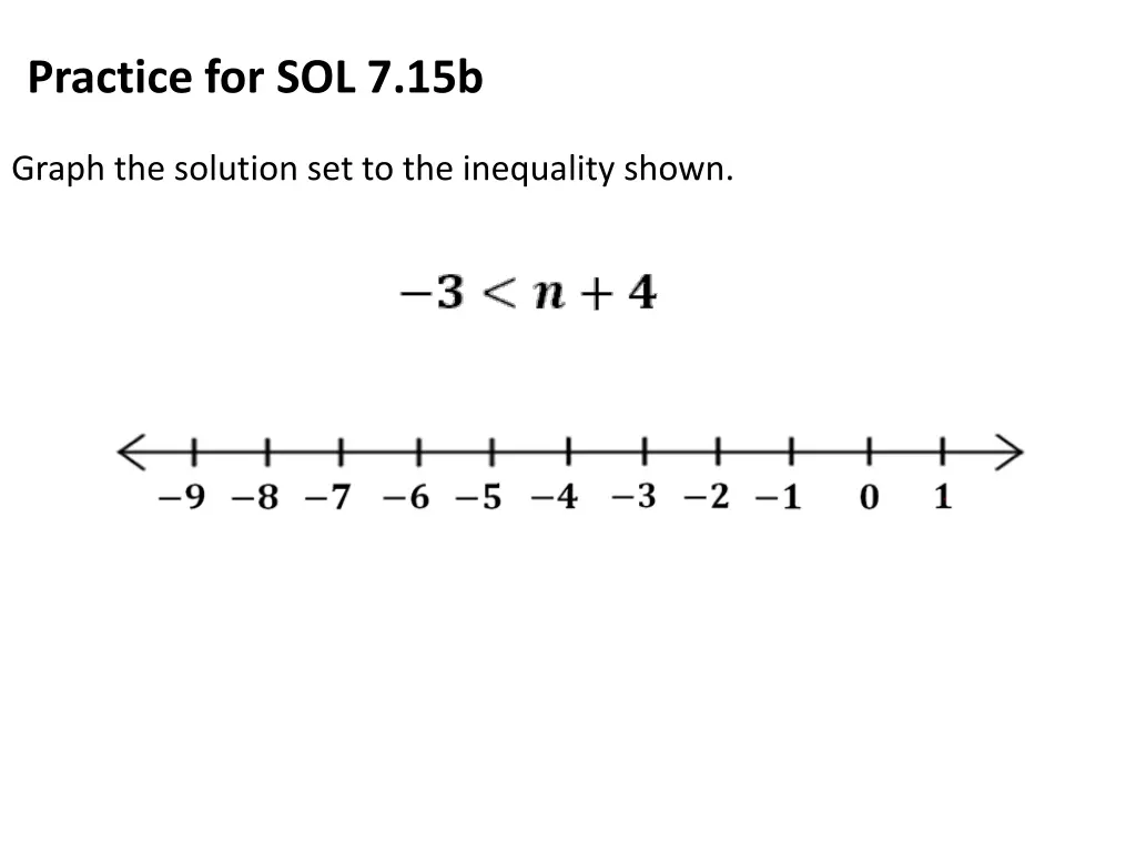 practice for sol 7 15b