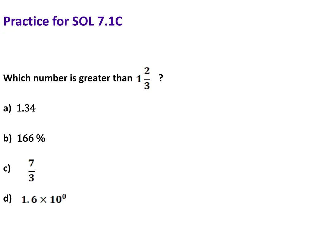 practice for sol 7 1c 2