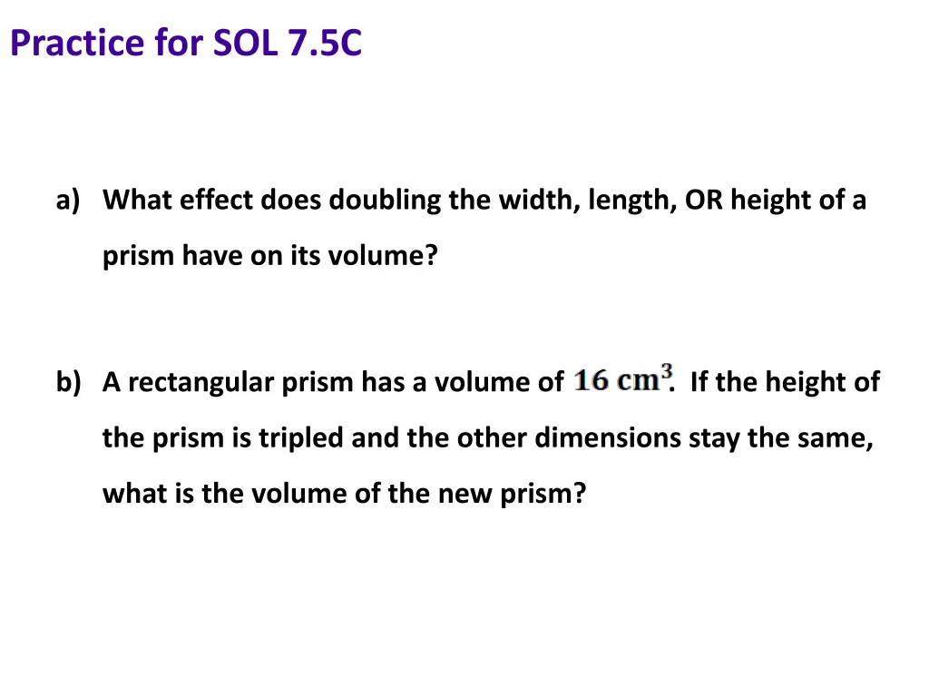 practice for sol 7 5c 2