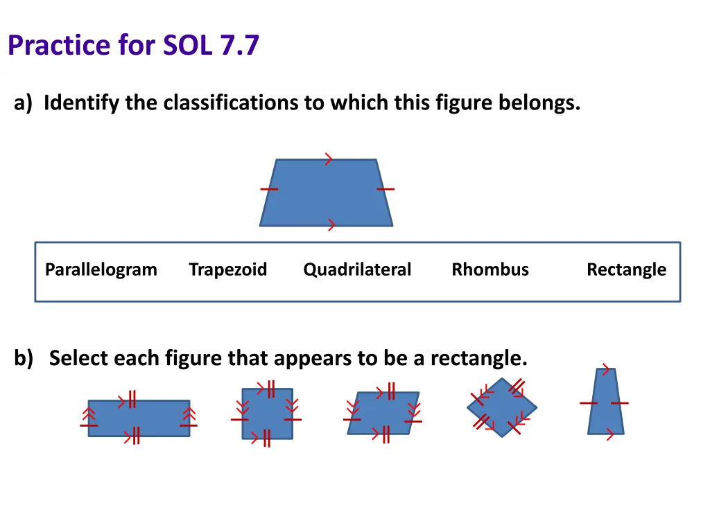 practice for sol 7 7 1