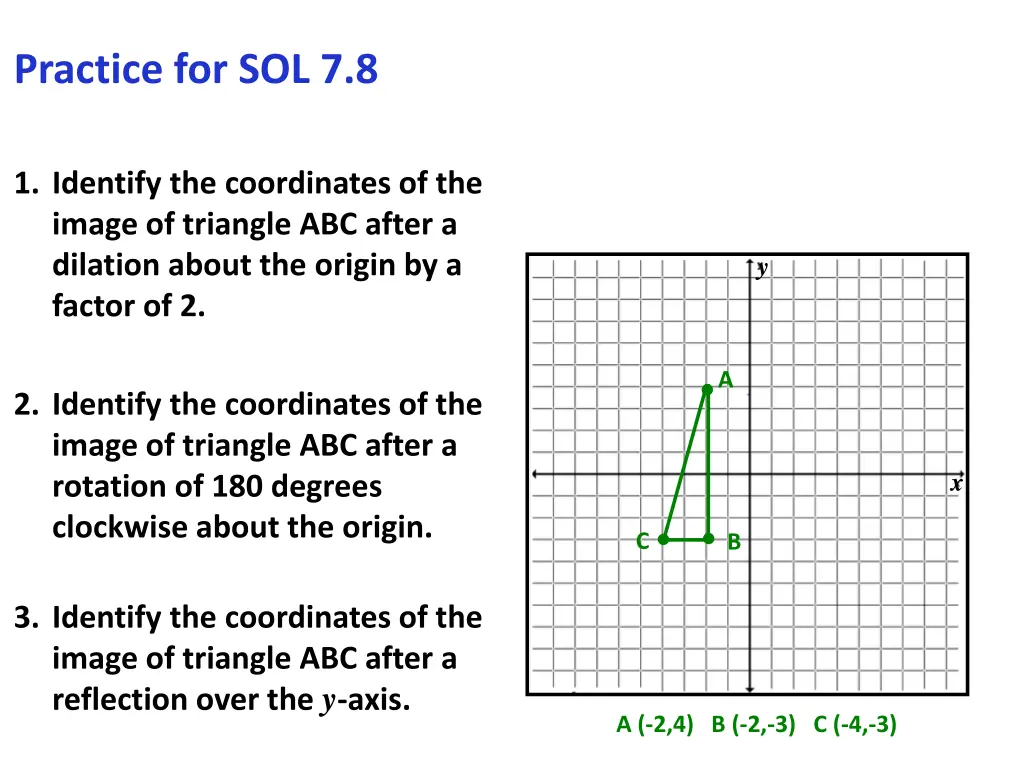 practice for sol 7 8 2