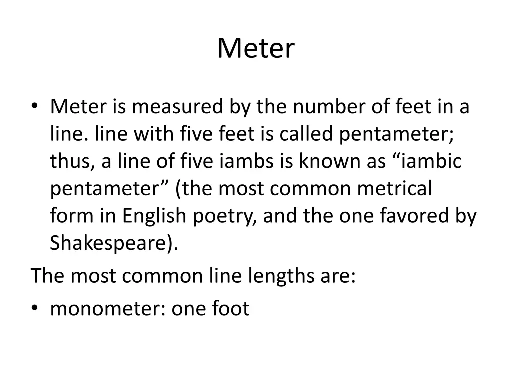 meter