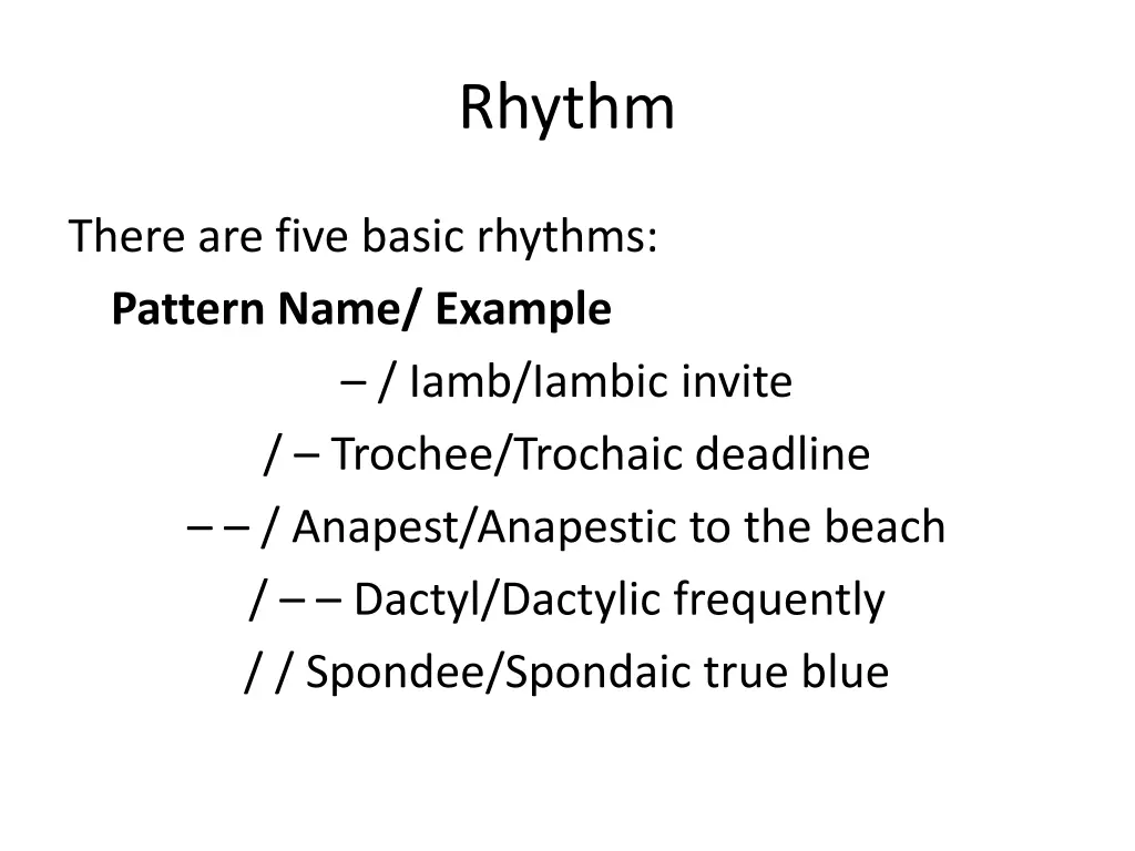 rhythm 2