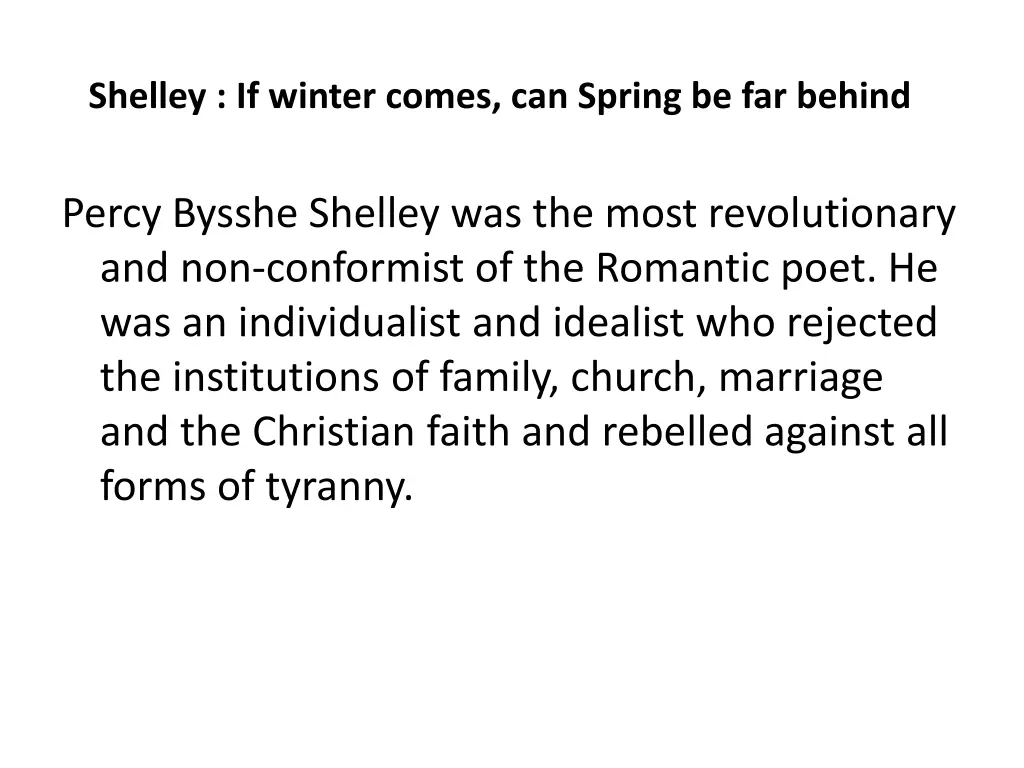 shelley if winter comes can spring be far behind