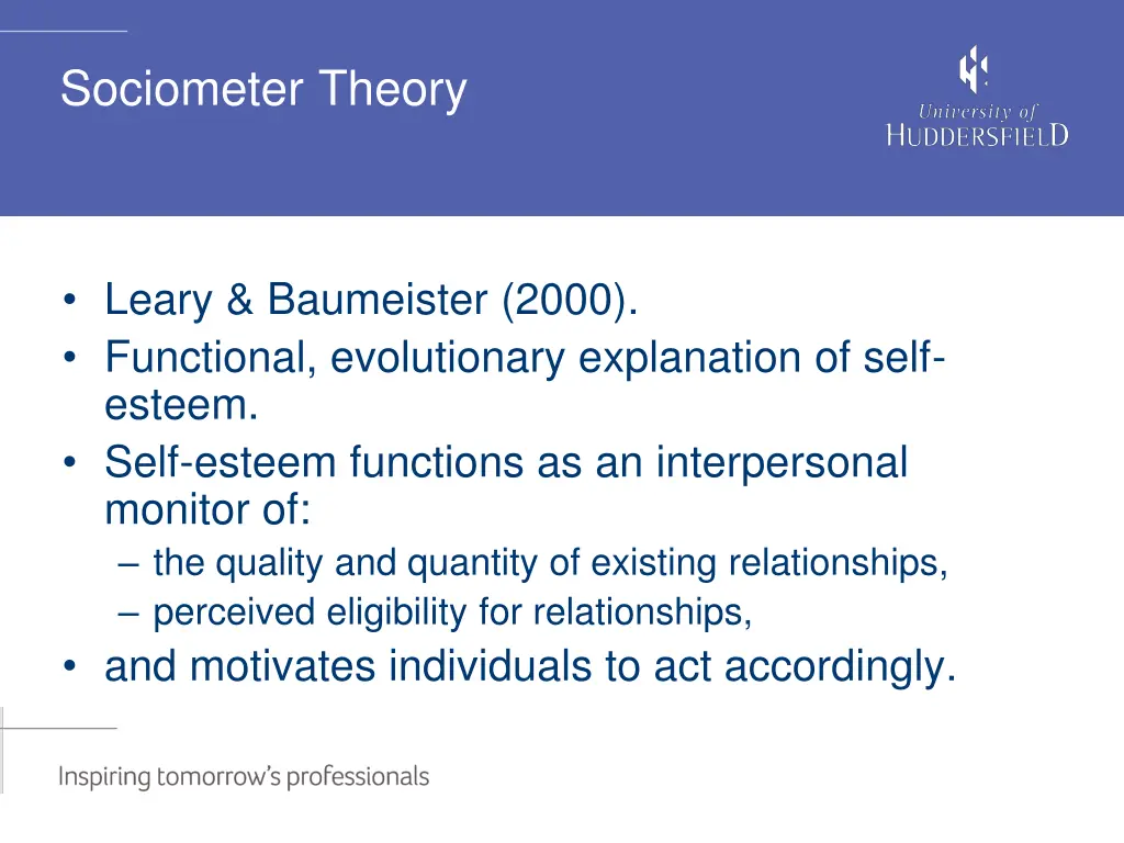 sociometer theory