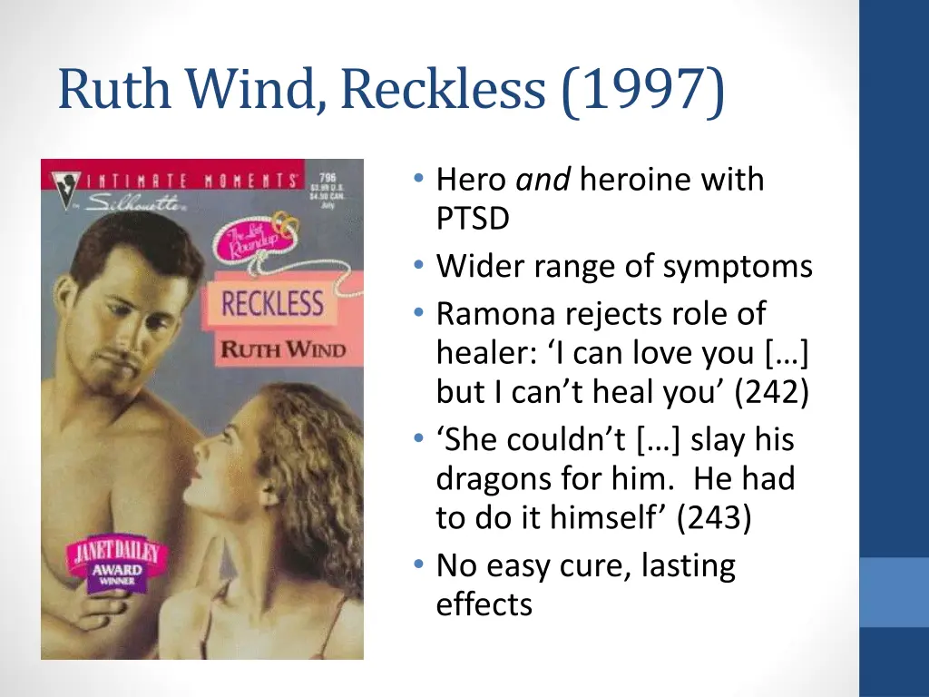 ruth wind reckless 1997