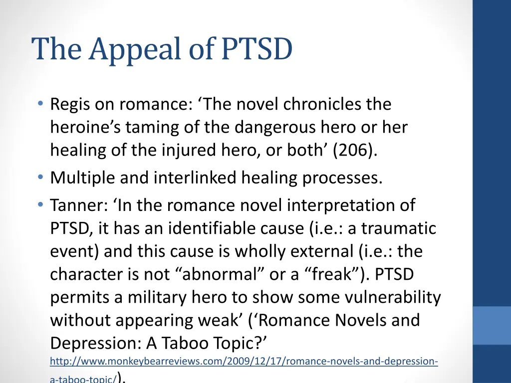 the appeal of ptsd