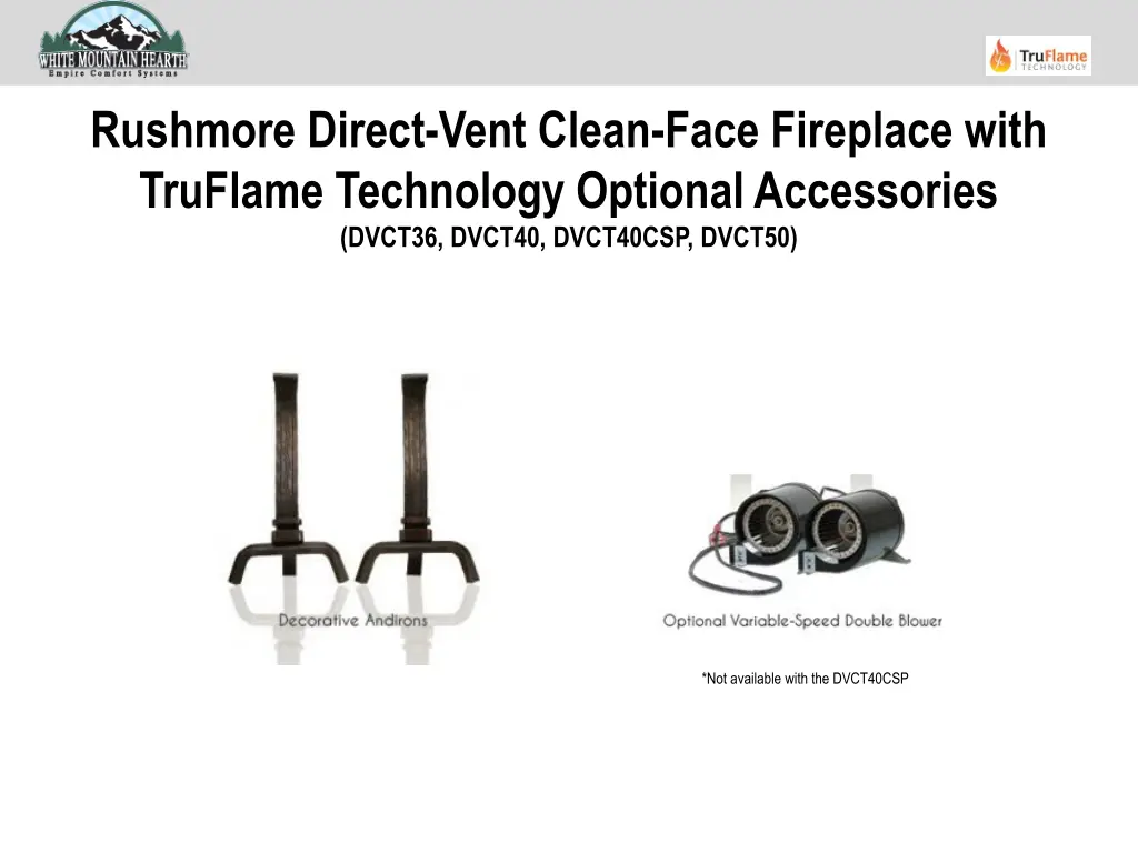 rushmore direct vent clean face fireplace with 12