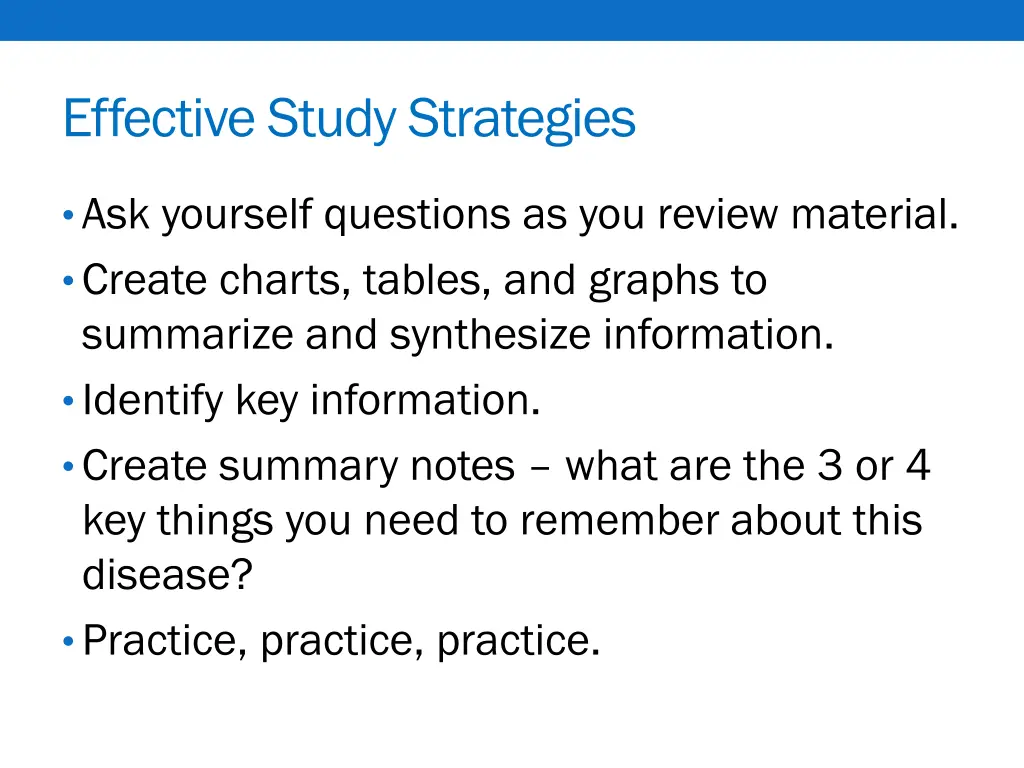 effective study strategies