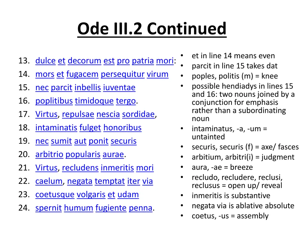 ode iii 2 continued