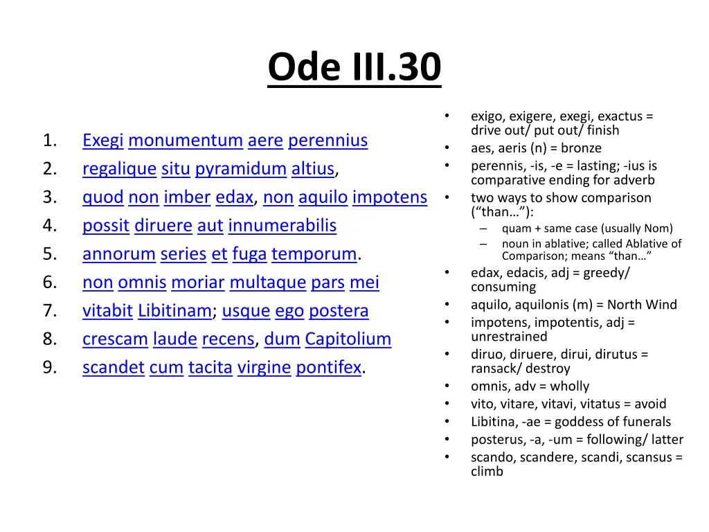 ode iii 30