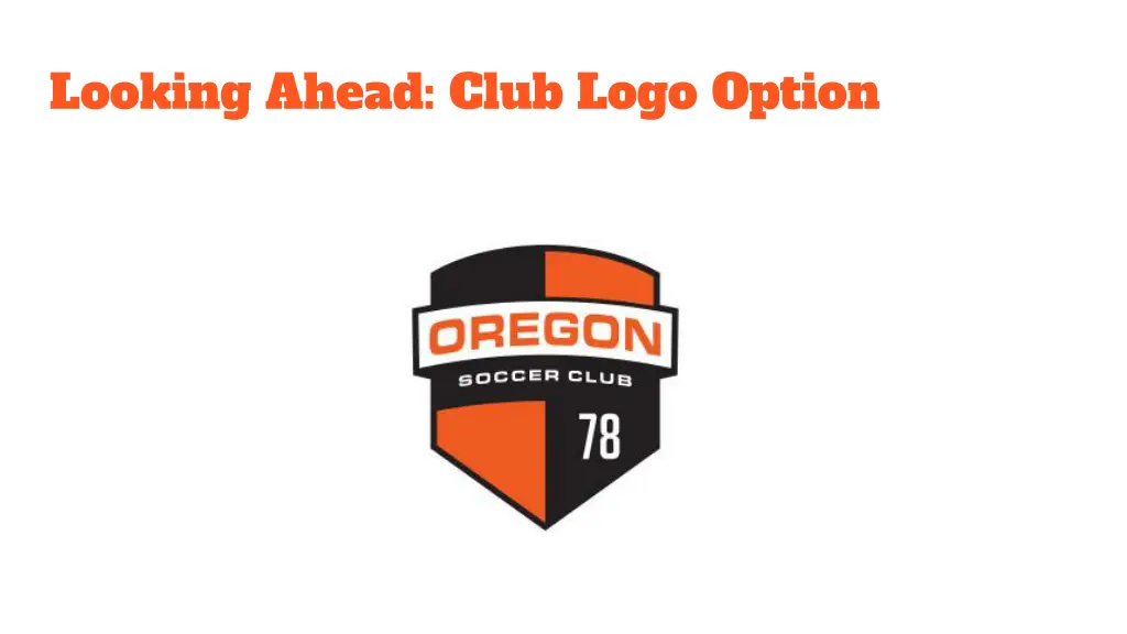 looking ahead club logo option