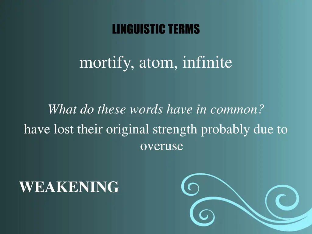 linguistic terms 12