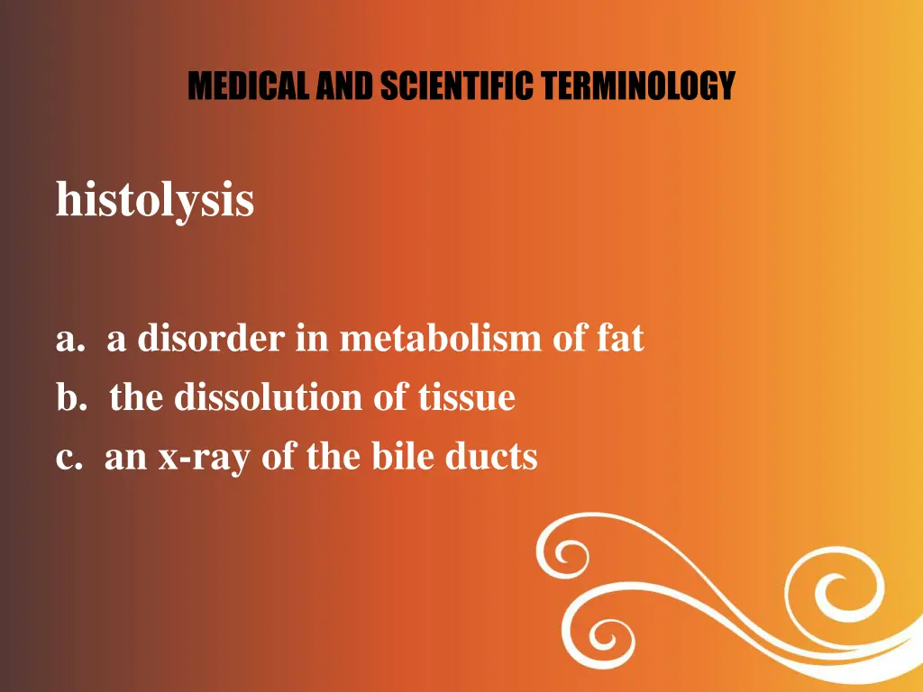 medical and scientific terminology 5