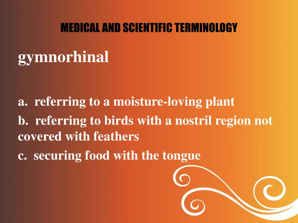 medical and scientific terminology 7