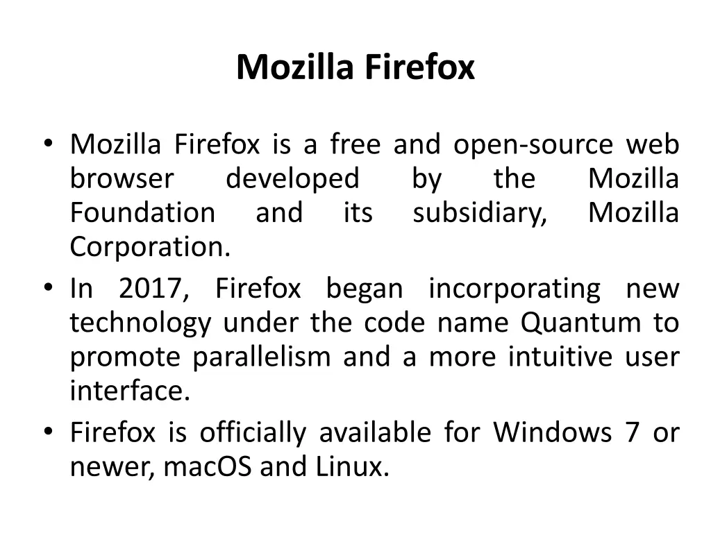 mozilla firefox