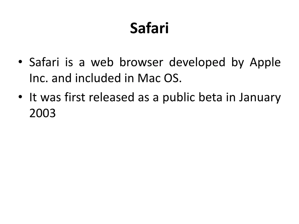 safari