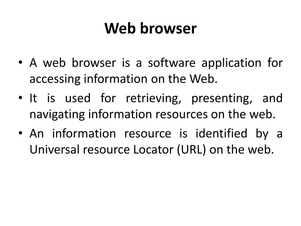 web browser