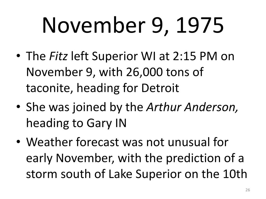 november 9 1975