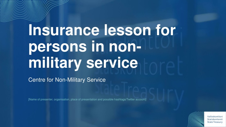 insurance lesson for persons in non military