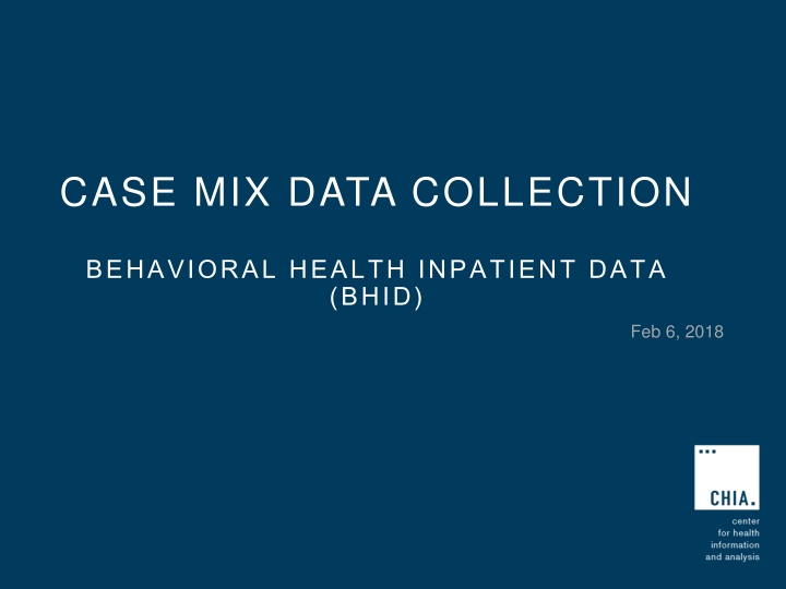 case mix data collection