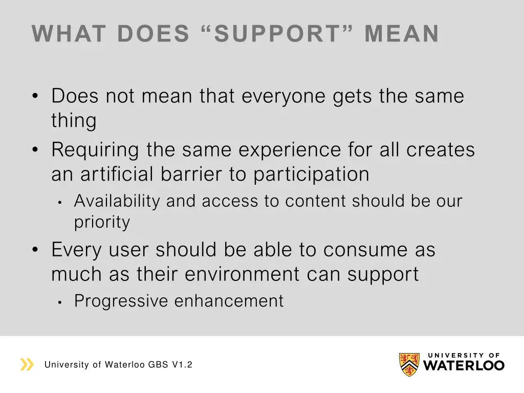 what does support mean