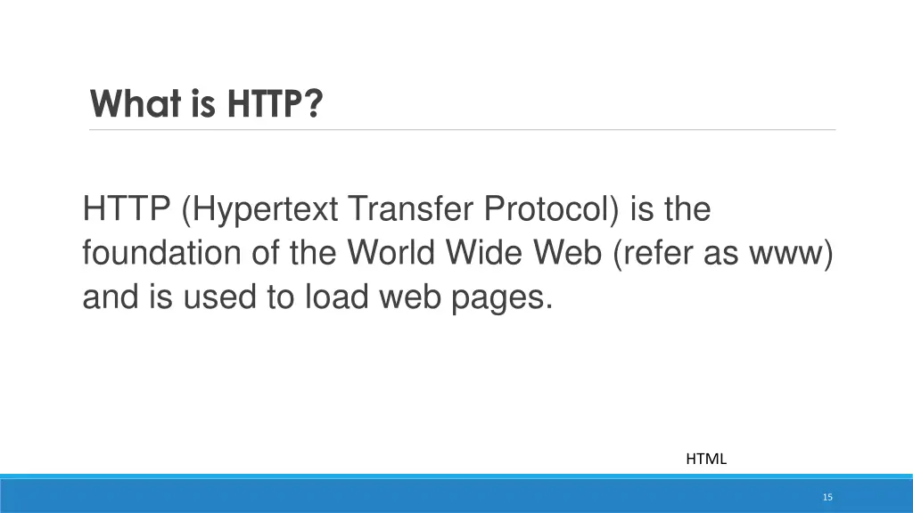 what is http