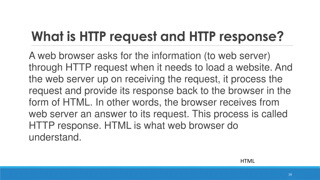 what is http request and http response