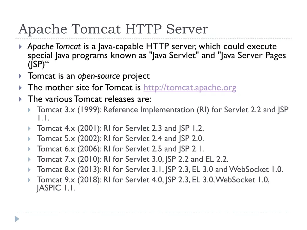 apache tomcat http server