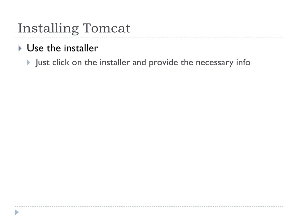 installing tomcat 16