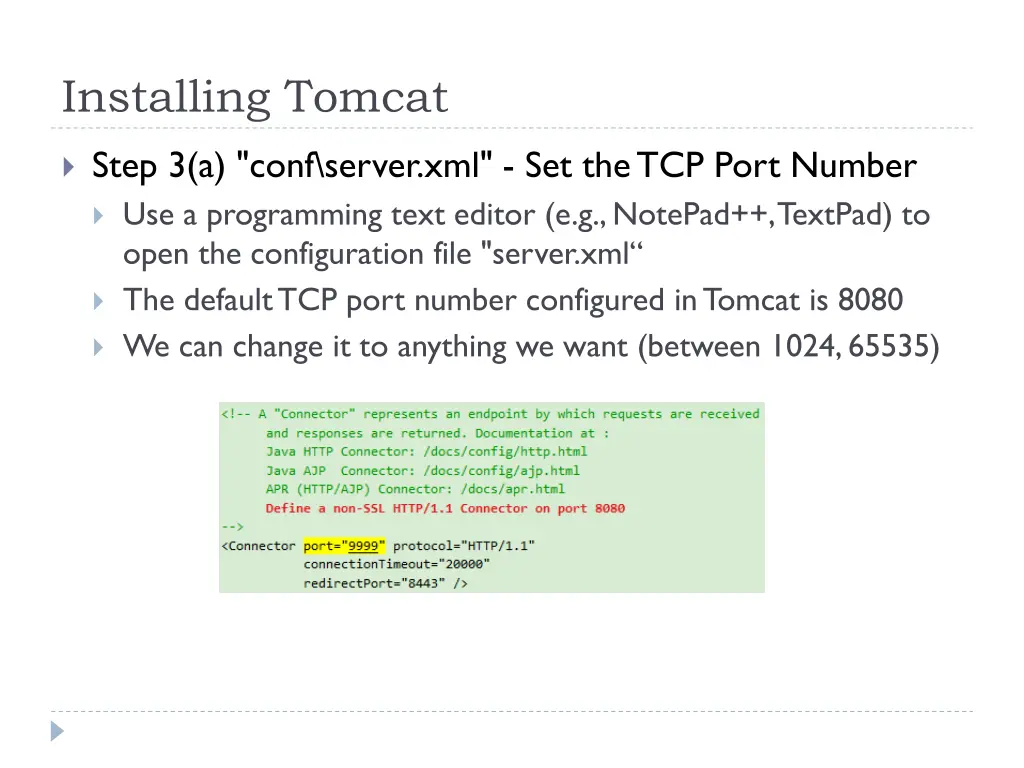 installing tomcat 4