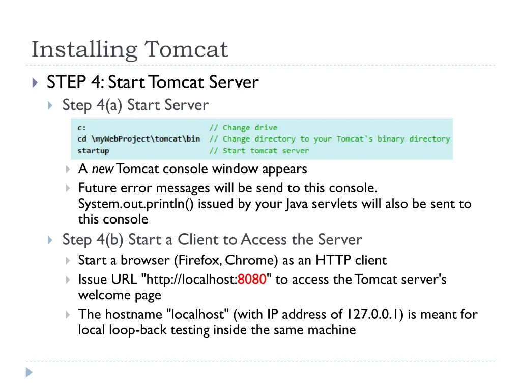 installing tomcat 7