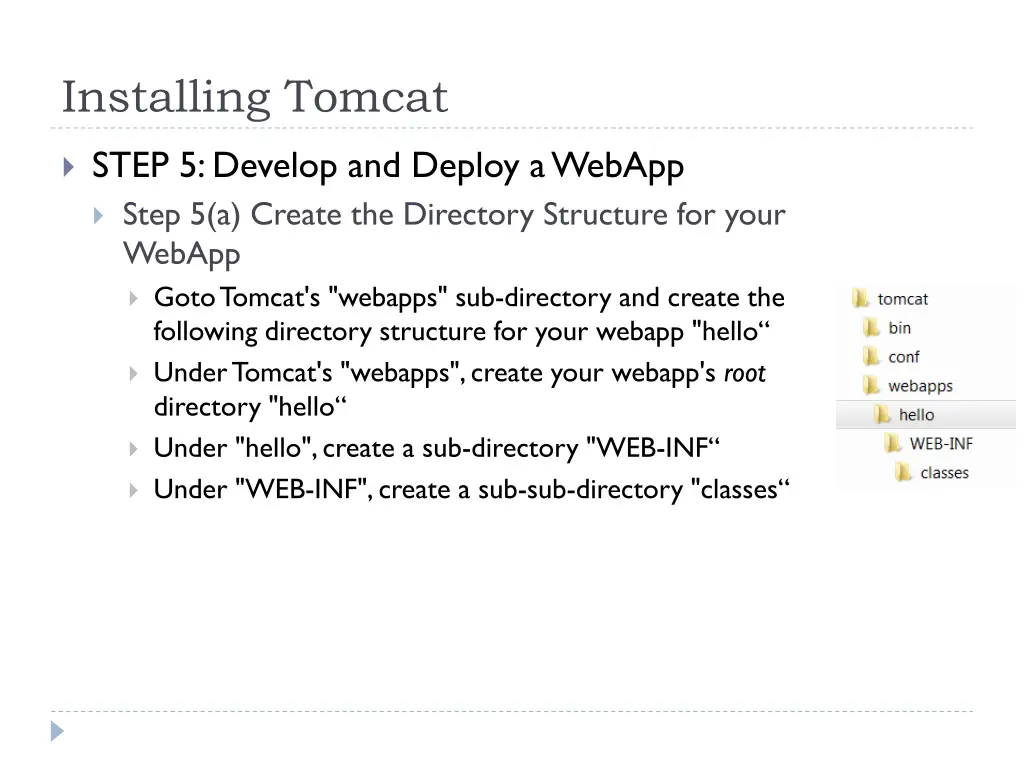 installing tomcat 9