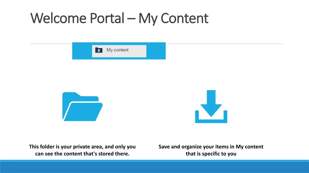 welcome portal welcome portal my content