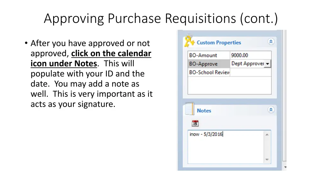 approving purchase requisitions cont 2